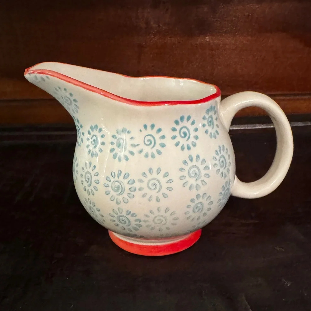 Signature Housewares Inc. | Ceramic Sugar & Cream Set in Blue Swirl Pattern